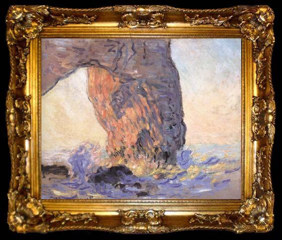 framed  Claude Monet Waves at the Manneporte, ta009-2